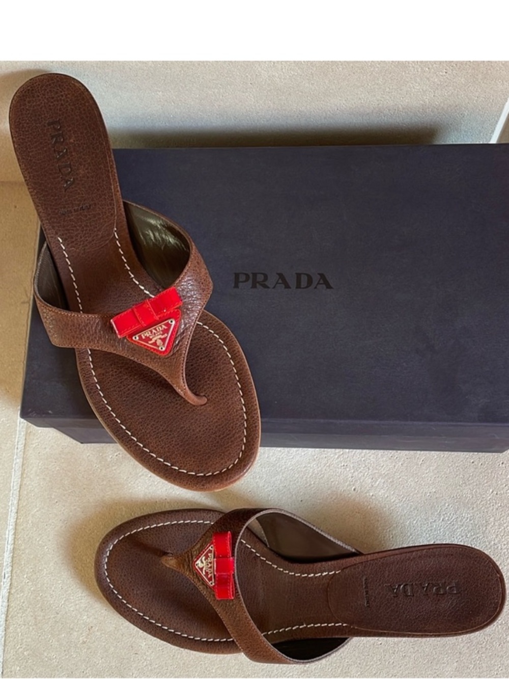 New Prada kitten heal sandals